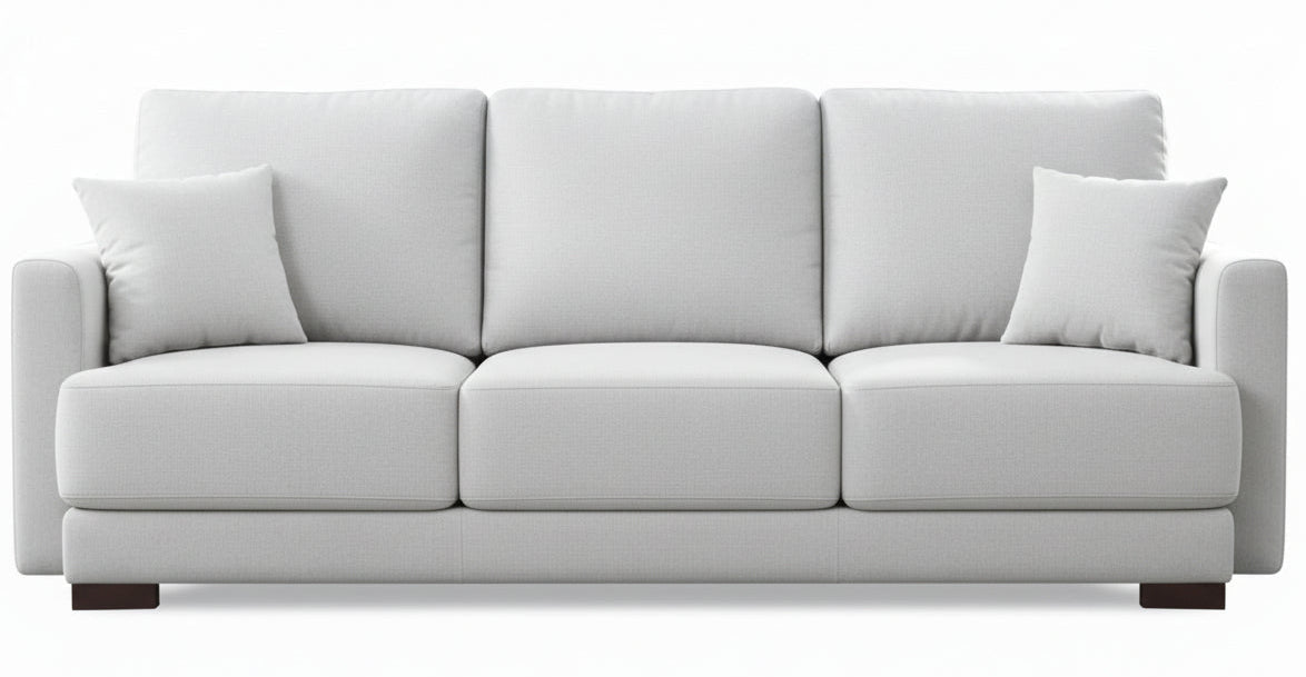 Arlo Silver Fabric Sofa & 2 Chairs Set - MJM Furniture