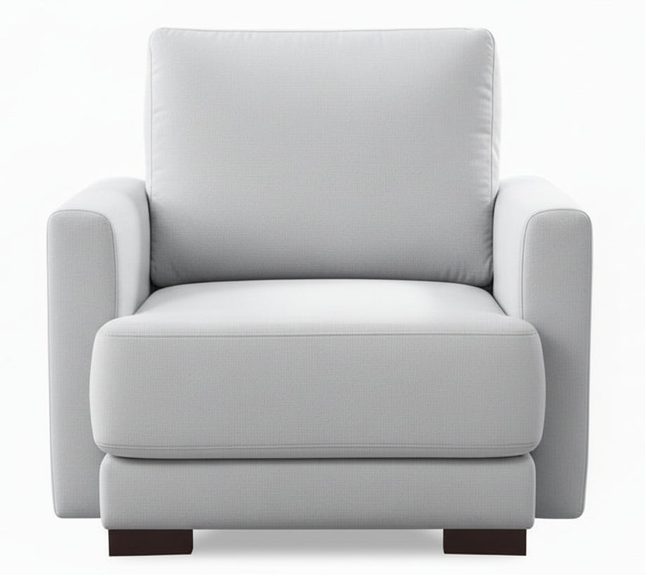 Arlo Silver Fabric Sofa & 2 Chairs Set - MJM Furniture