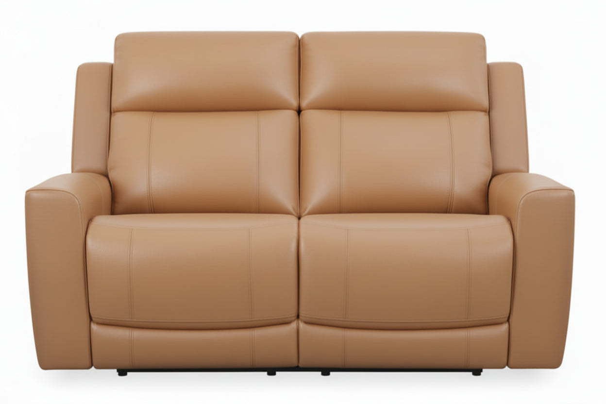 Colson Brown Power Reclining Loveseat - MJM Furniture