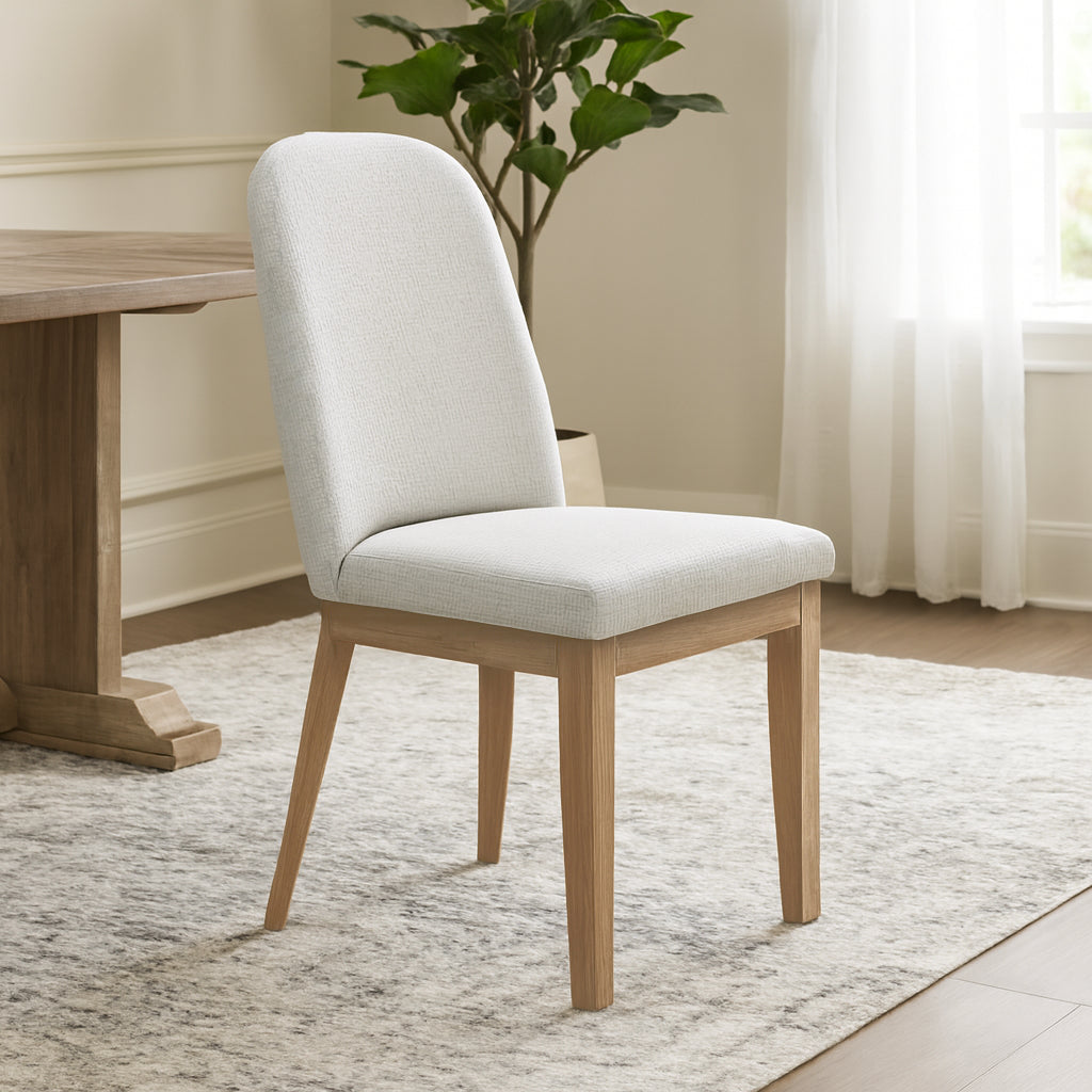 Abby Natural Upholstered Dining Chair
