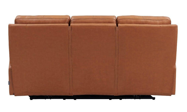 Venice Cognac Leather Zero Gravity Power Reclining Sofa - MJM Furniture