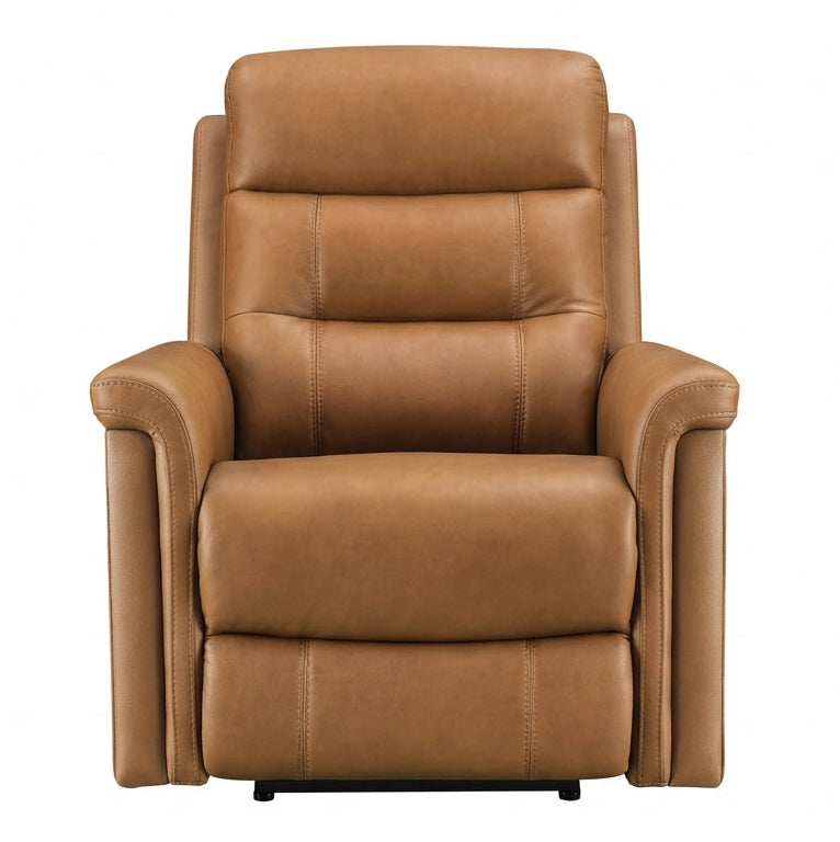 Josh 36" Cognac Leather Zero Gravity Power Reclining Chair
