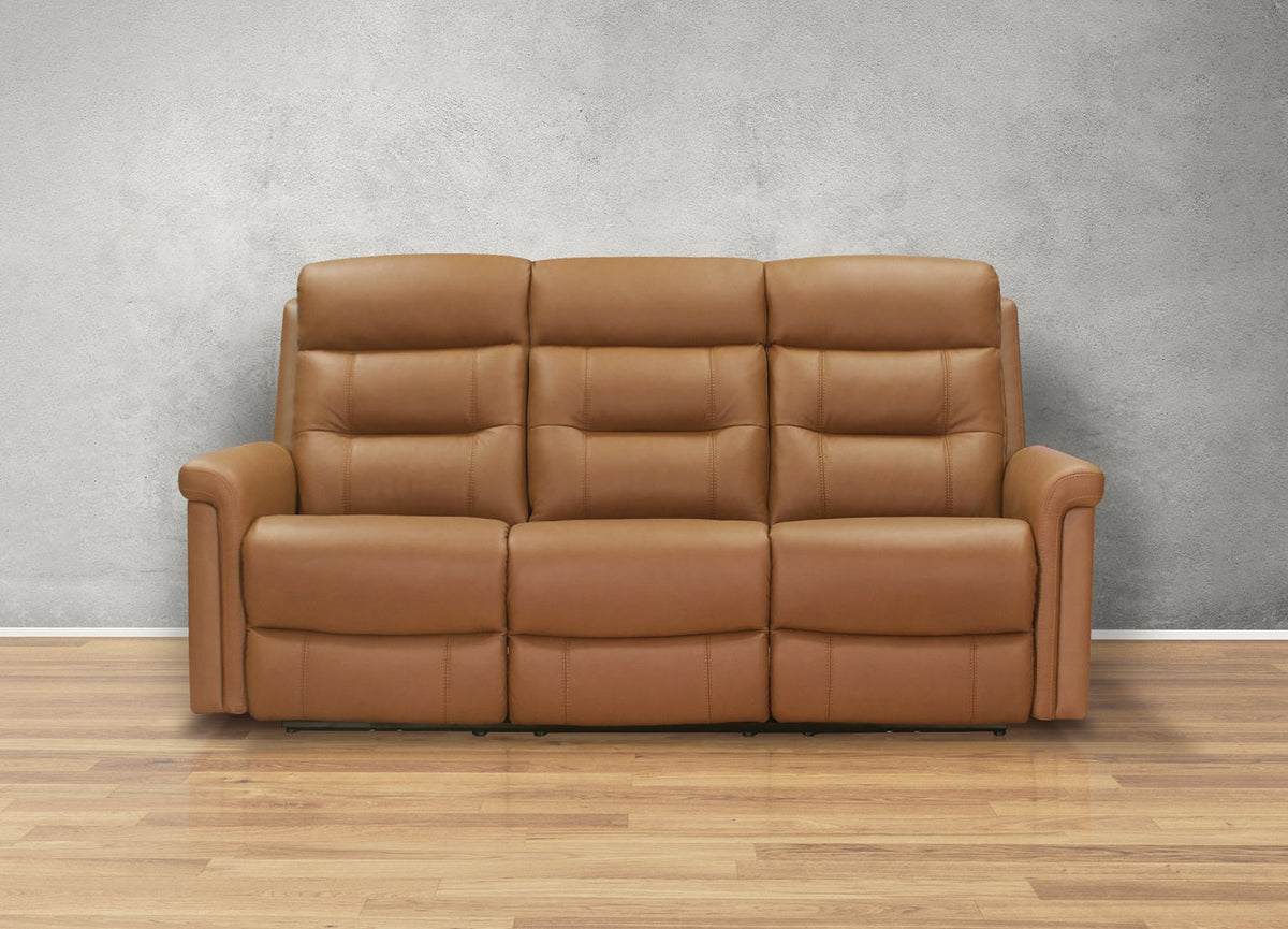 Josh 82" Cognac Leather Zero Gravity Power Reclining Sofa Reclining Seating Hydeline