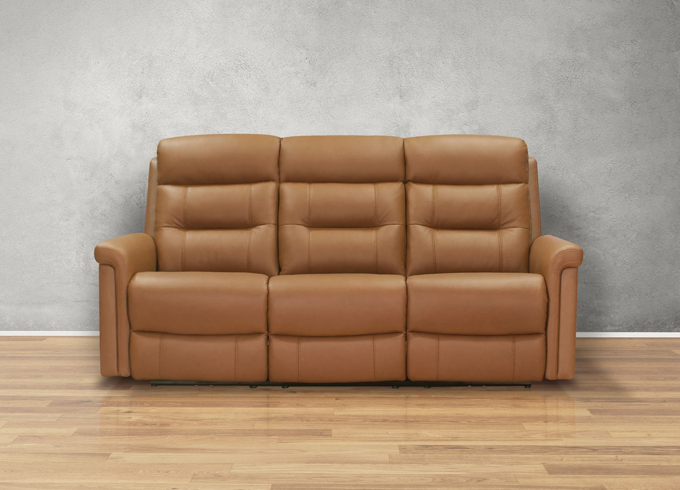 Josh 82" Cognac Leather Zero Gravity Power Reclining Sofa Reclining Seating Hydeline