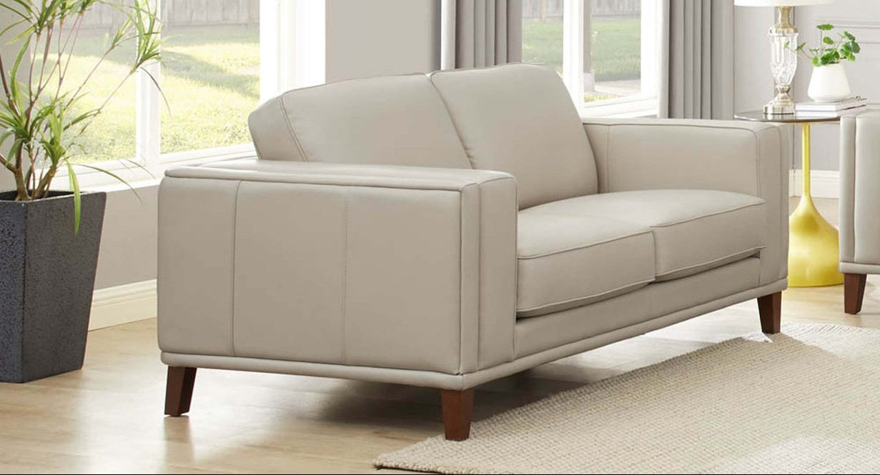 Lyon Leather Loveseat - MJM Furniture