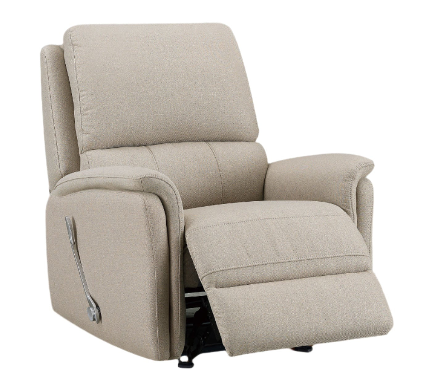 Erindale Oat Fabric Glider Recliner - MJM Furniture