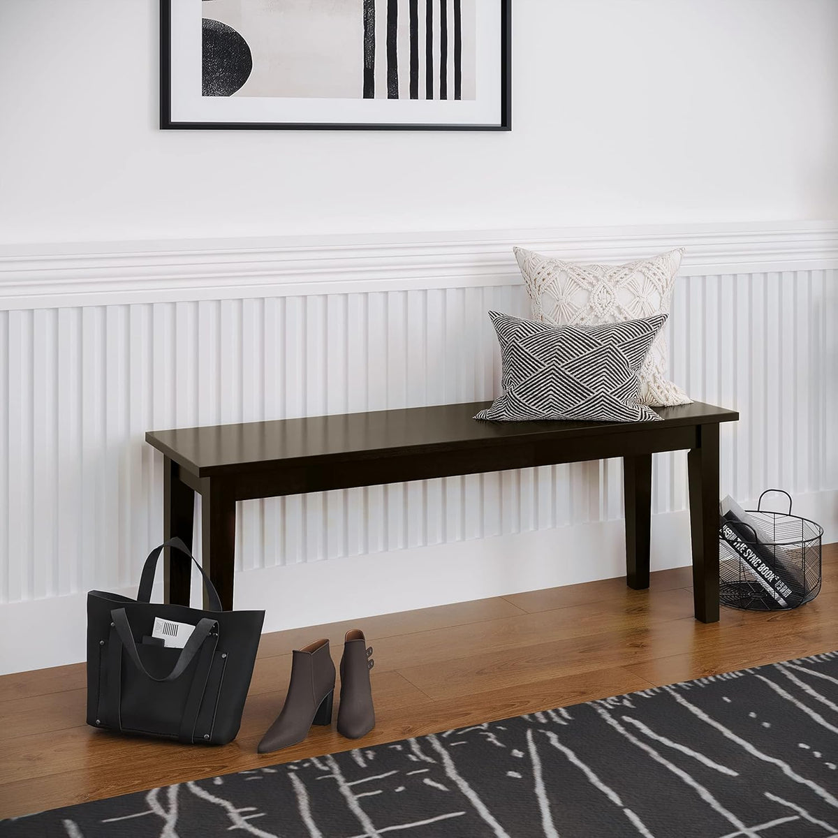 Simplicity Espresso Bench - MJM Furniture