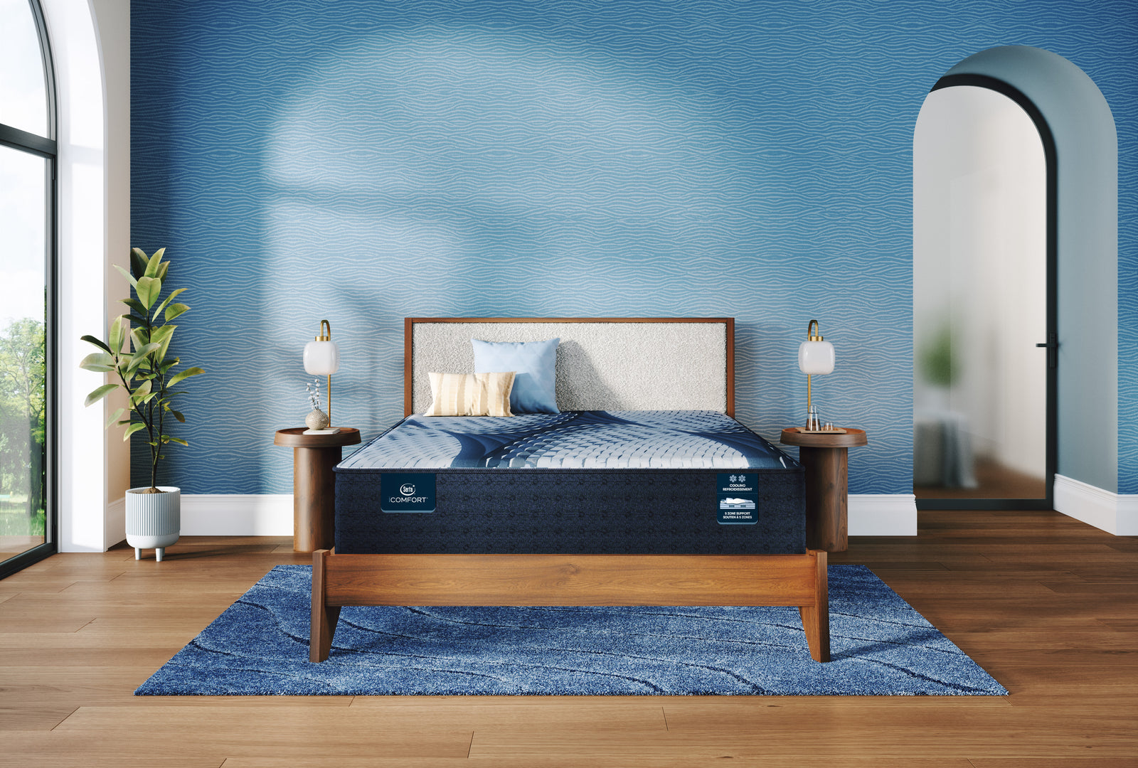 Serta iComfort Optic Medium Mattress - MJM Furniture
