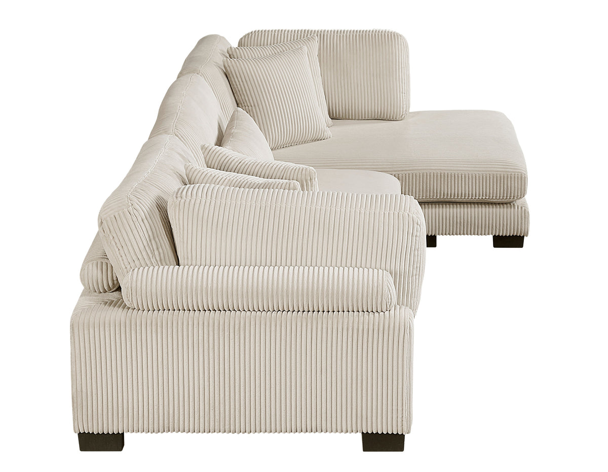 Wyatt Beige Modular Sectional - MJM Furniture