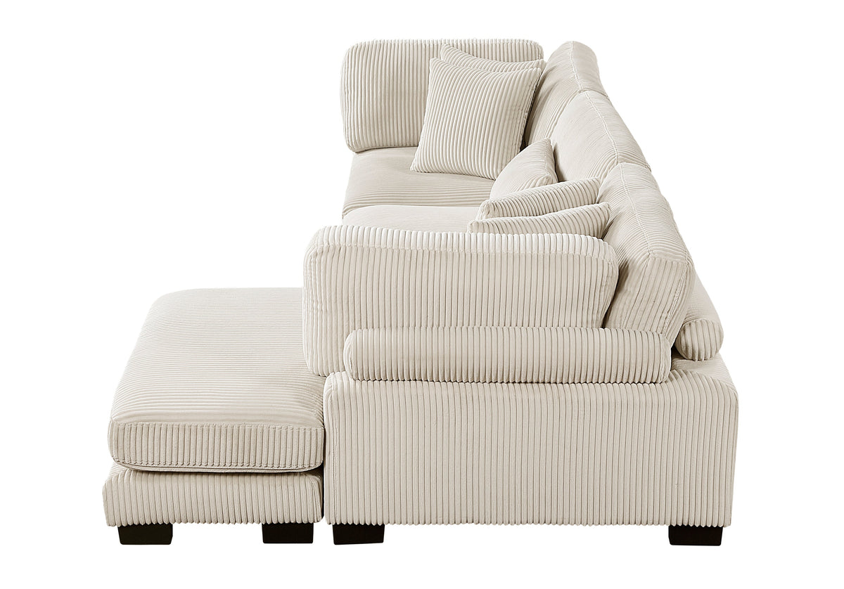 Wyatt Beige Modular Sectional - MJM Furniture