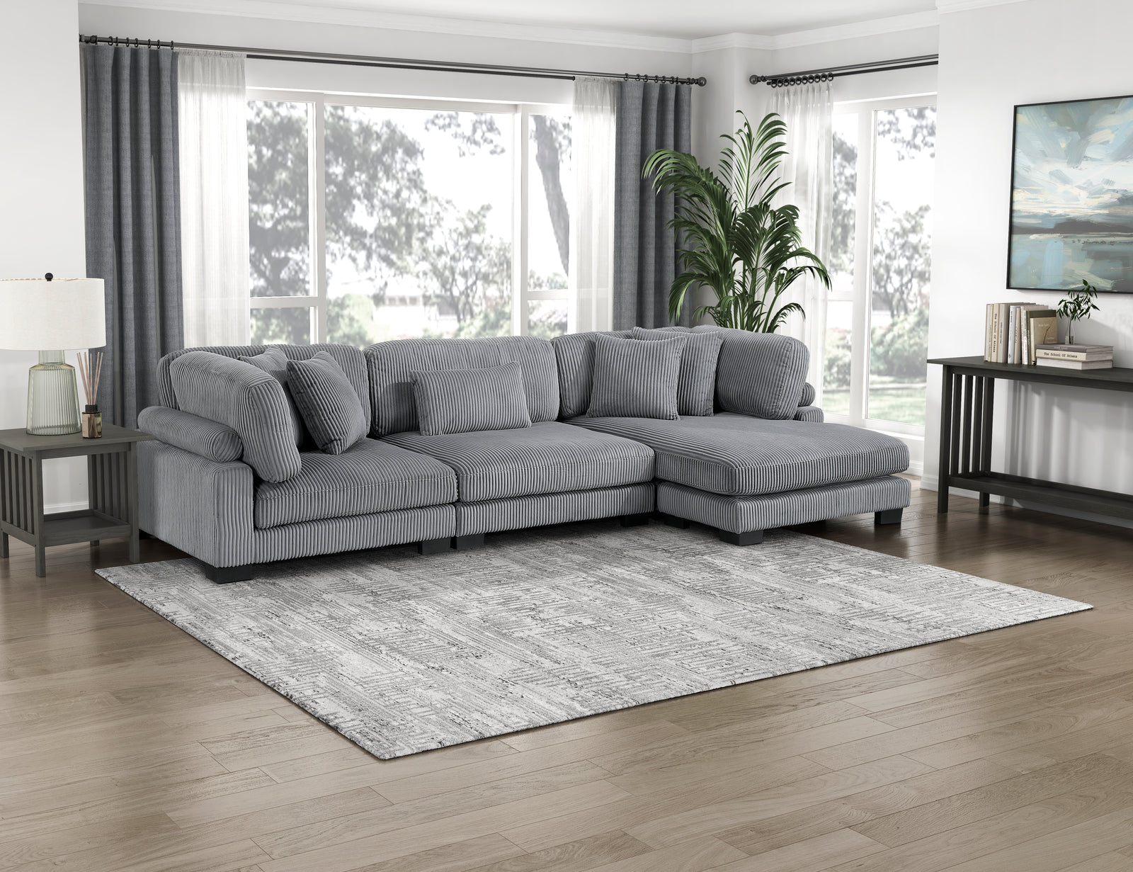 Wyatt Gray Modular Sectional - MJM Furniture
