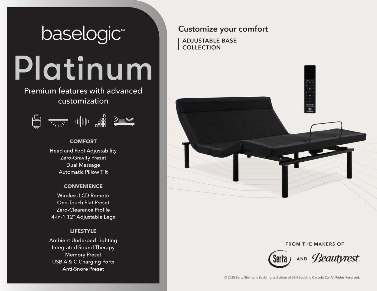 baselogic™ Platinum Adjustable Base - MJM Furniture