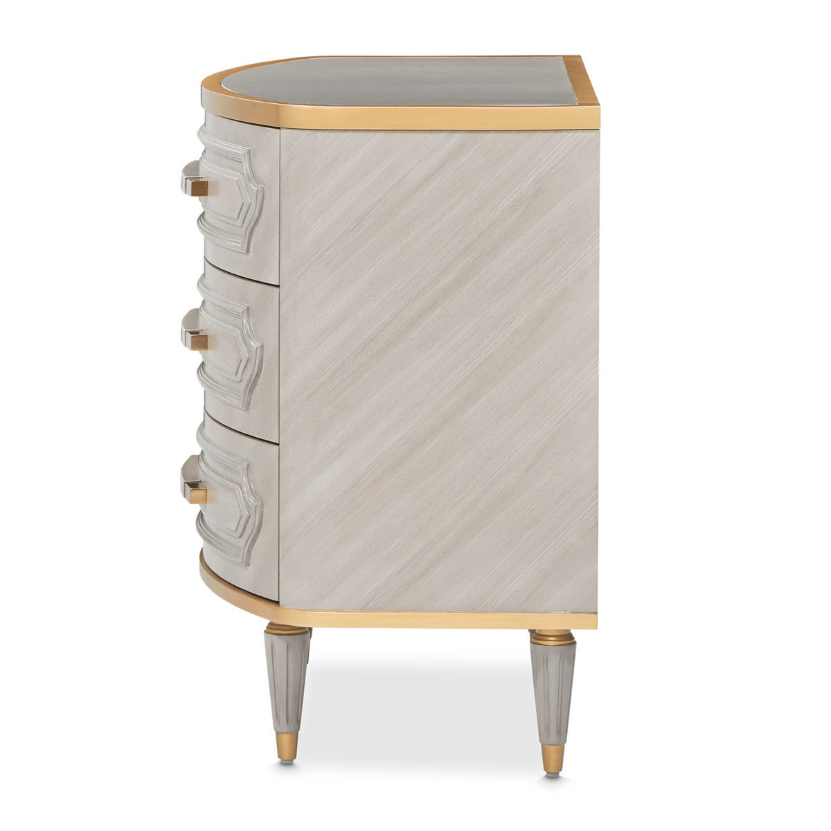 St. Charles Dove Gray 3 Piece King Bedroom Set - MJM Furniture