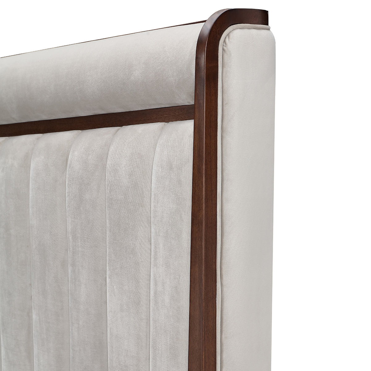 Houston Channel Upholstered Bed - MJM Furniture