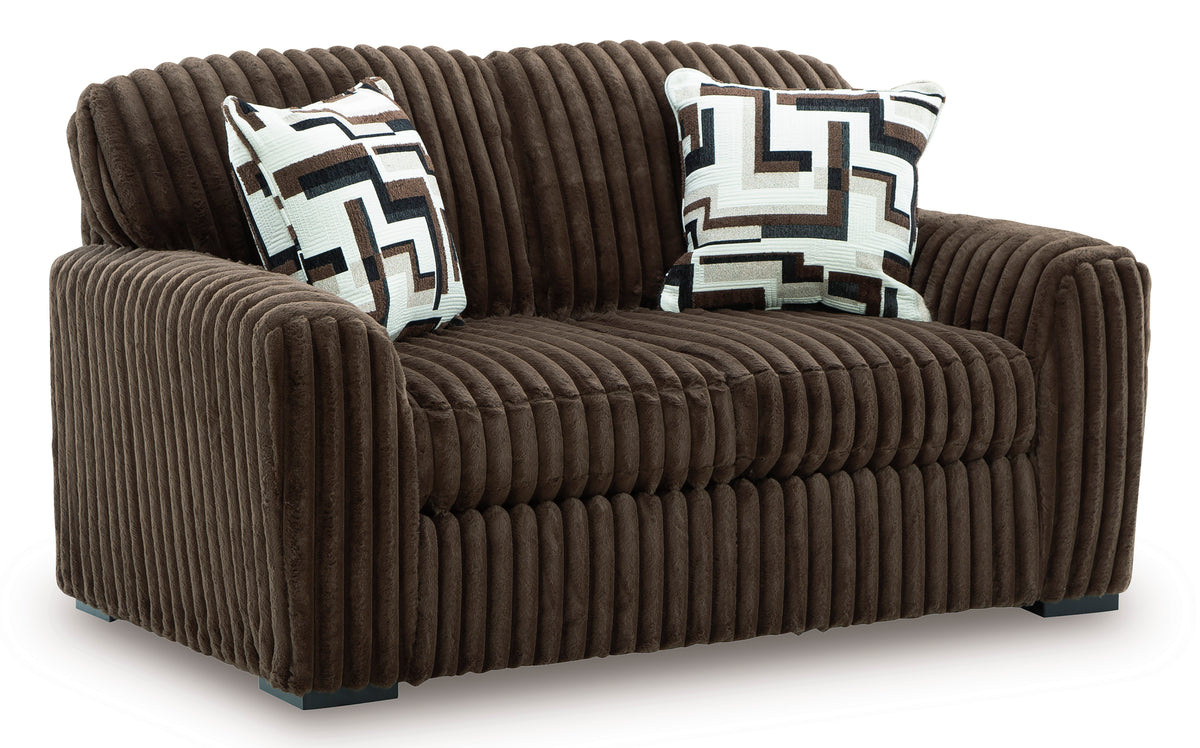 Midnight Chocolate Loveseat