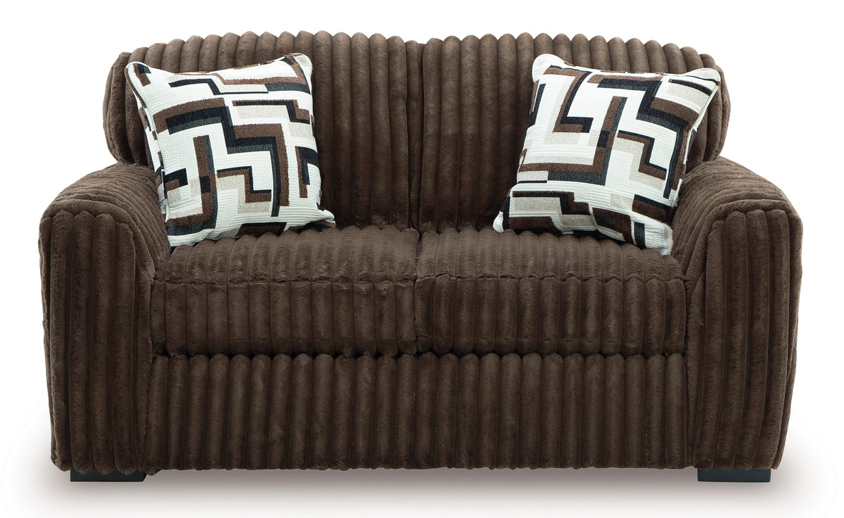Midnight Chocolate Loveseat