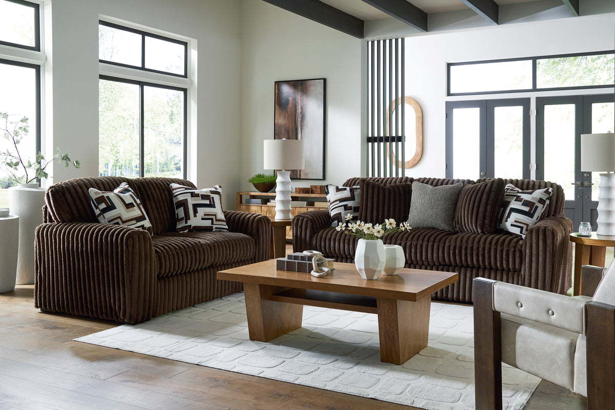 Midnight Chocolate Loveseat
