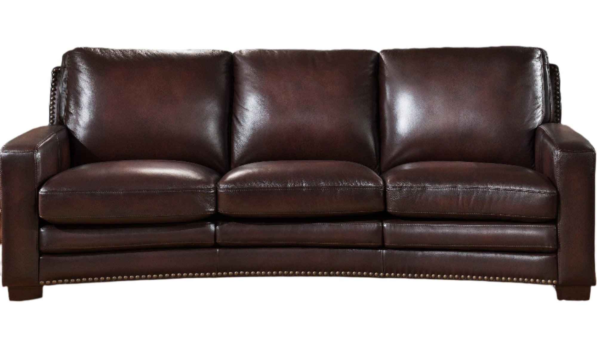 London Leather Sofa, Loveseat & Chair Set - MJM Furniture