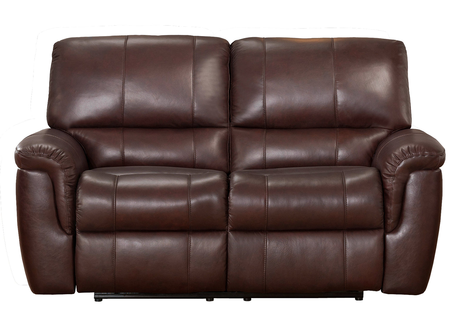 Mirage Brown Leather Power Reclining Loveseat - MJM Furniture