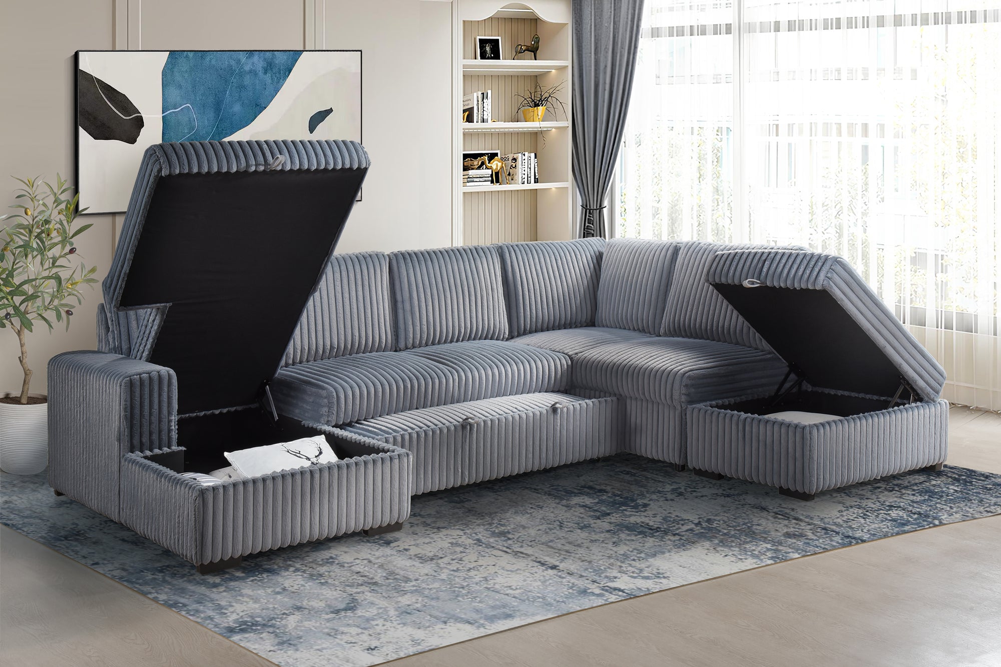 Becker 4 Piece Sectional - MJM Furniture