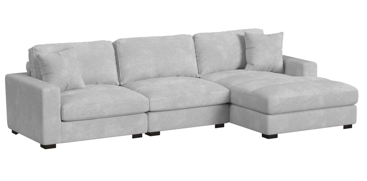 Lounge Stone Modular 3 Piece Sectional