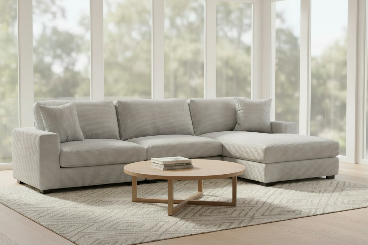 Lounge Stone Modular 3 Piece Sectional - MJM Furniture