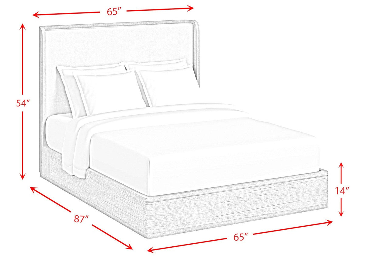 Aerin Natural Upholstered Bed