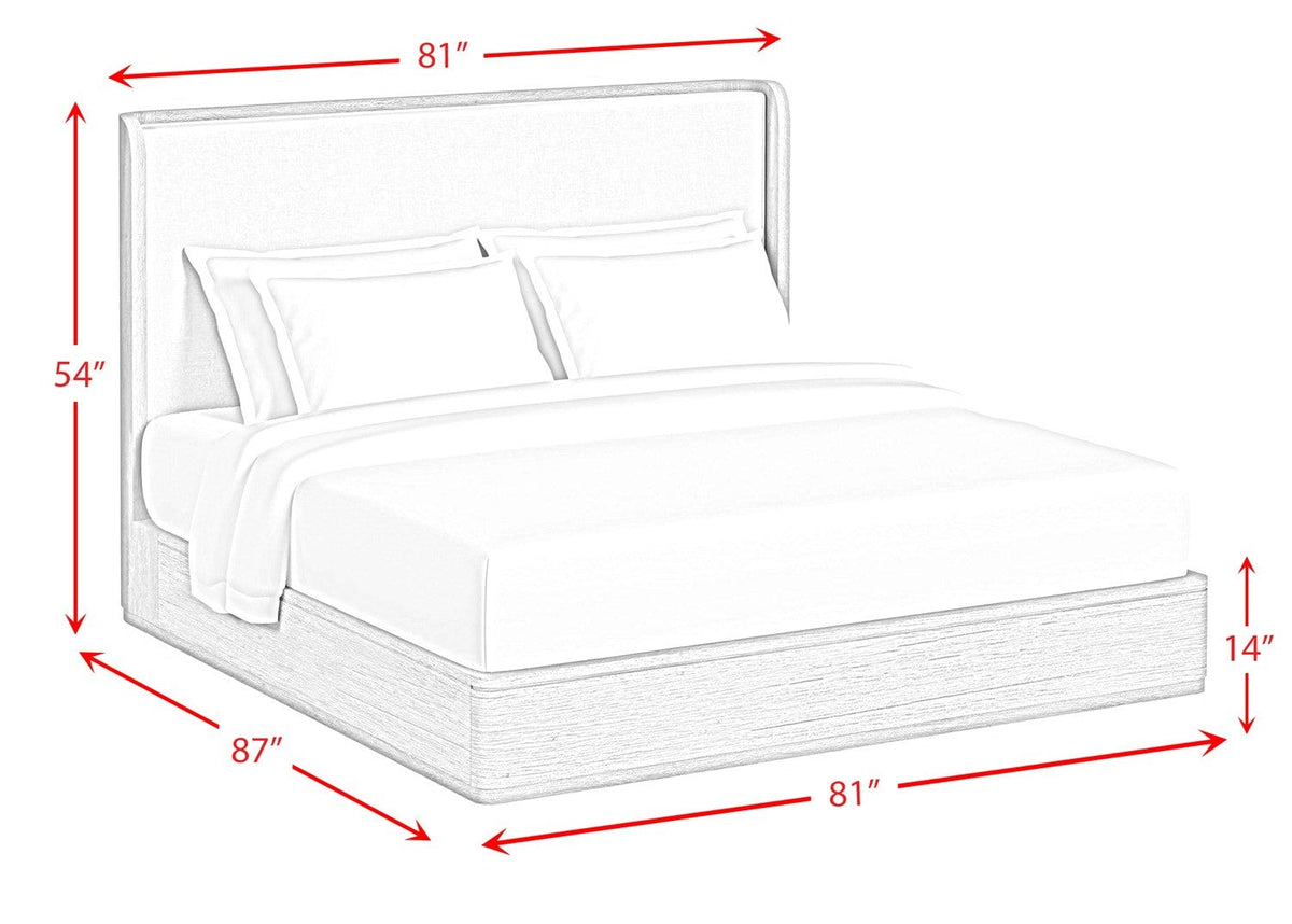 Aerin Natural Upholstered Bed