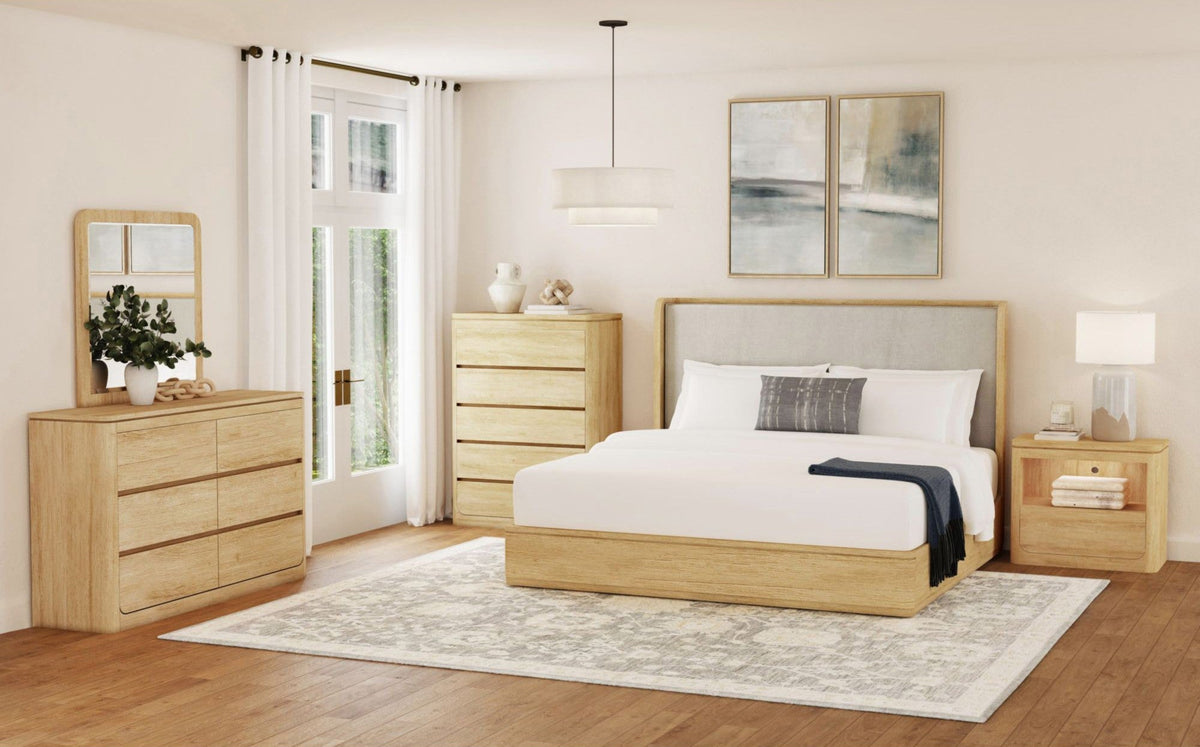 Aerin Natural Upholstered Bed