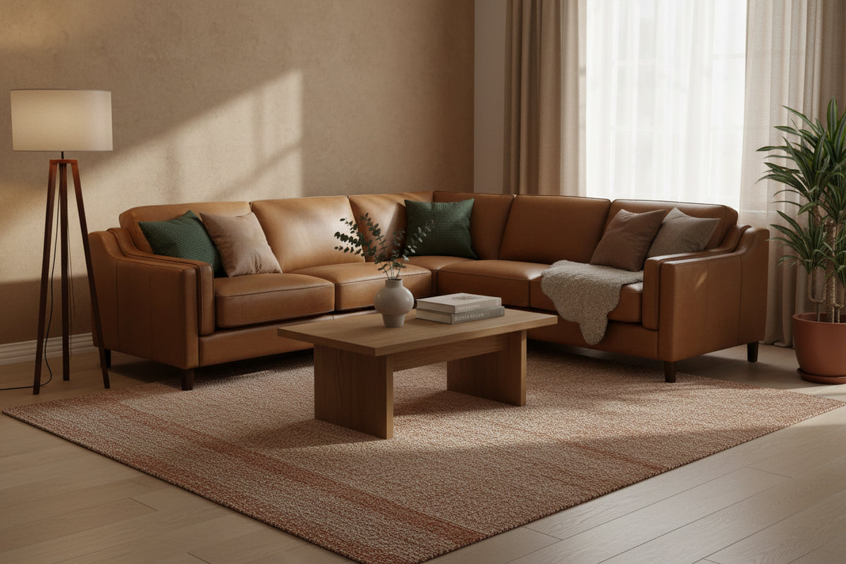 Bella Leather Sectional