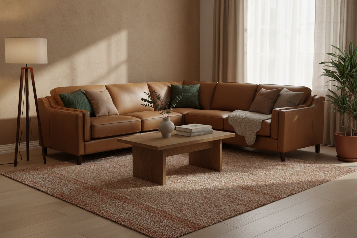 Bella Leather Sectional - MJM Furniture