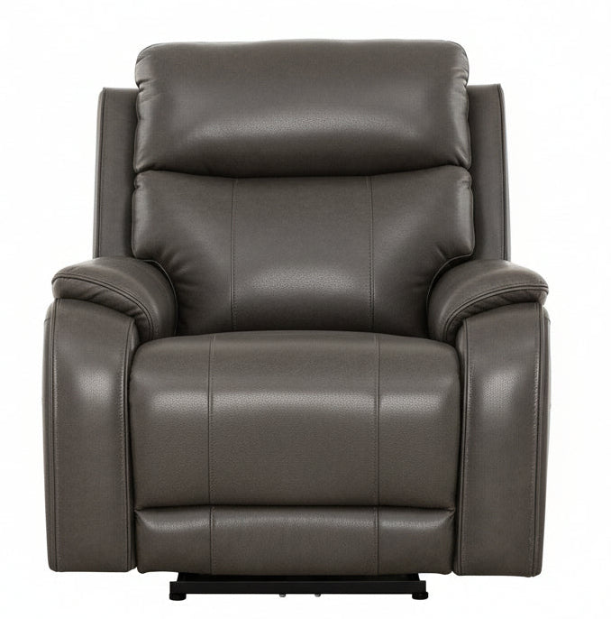 Bennett Charcoal 37" Power Glider Reclining Chair - MJM Furniture