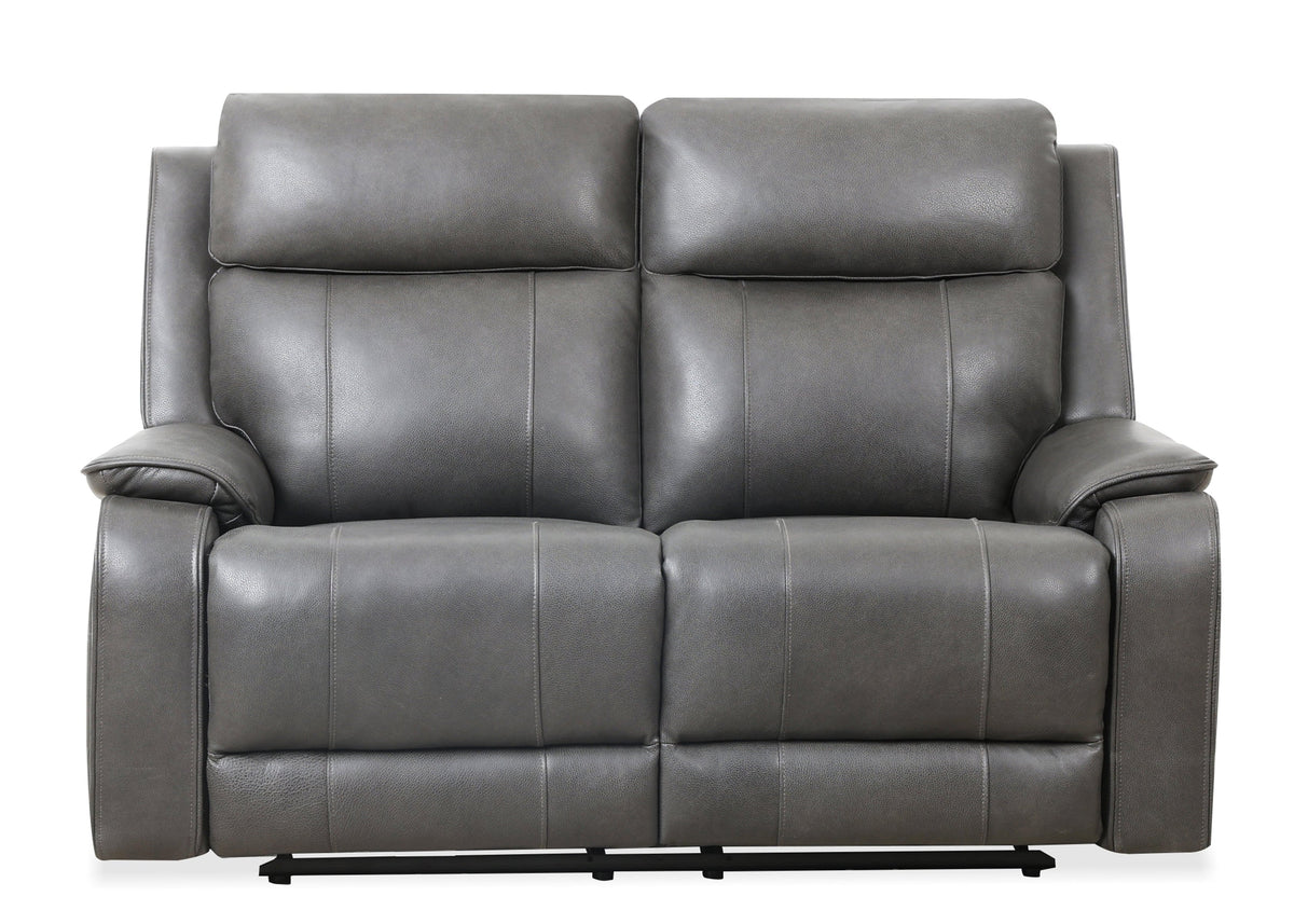Bennett Charcoal 60" Power Reclining Loveseat - MJM Furniture