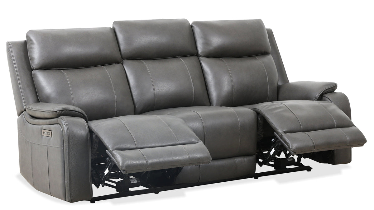 Bennett Charcoal 84" Power Reclining Sofa - MJM Furniture