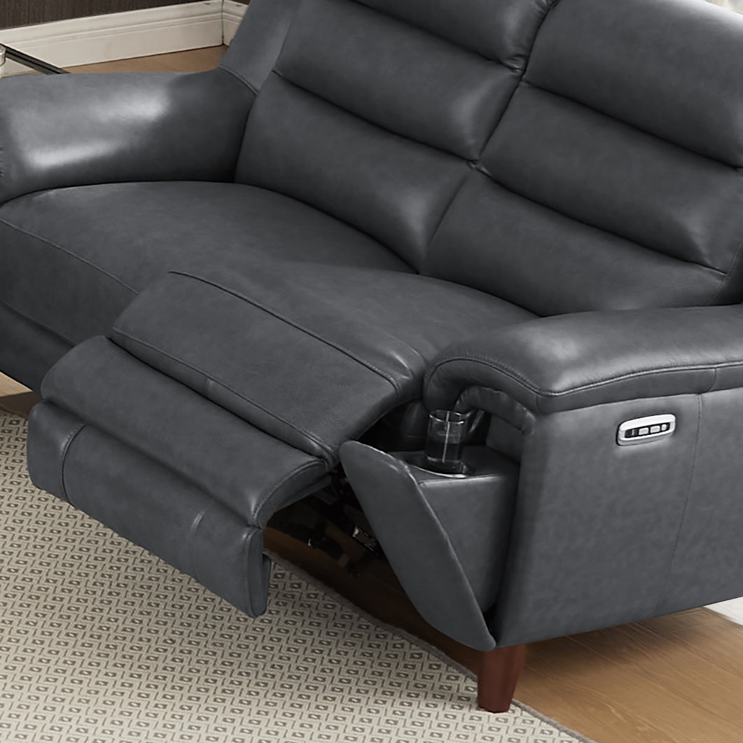Dream Leather Power Reclining Sofa - MJM Furniture