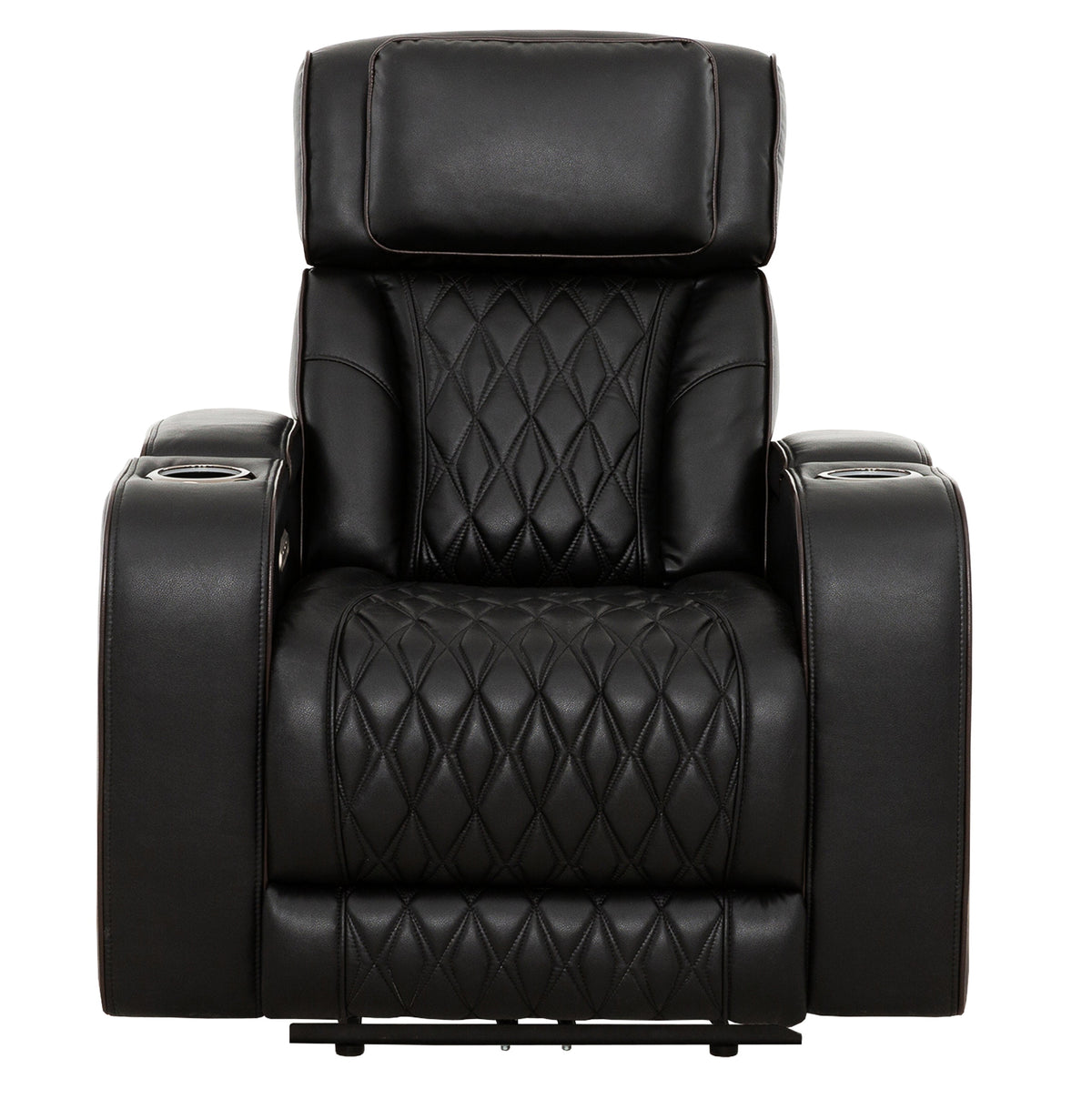Emerson 37" Black Power Glider Reclining Chair - MJM Furniture