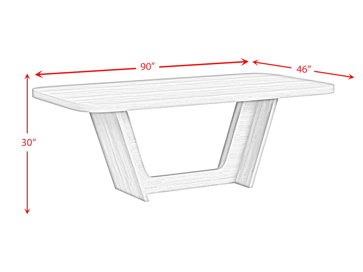 Lex Natural Dining Table - MJM Furniture