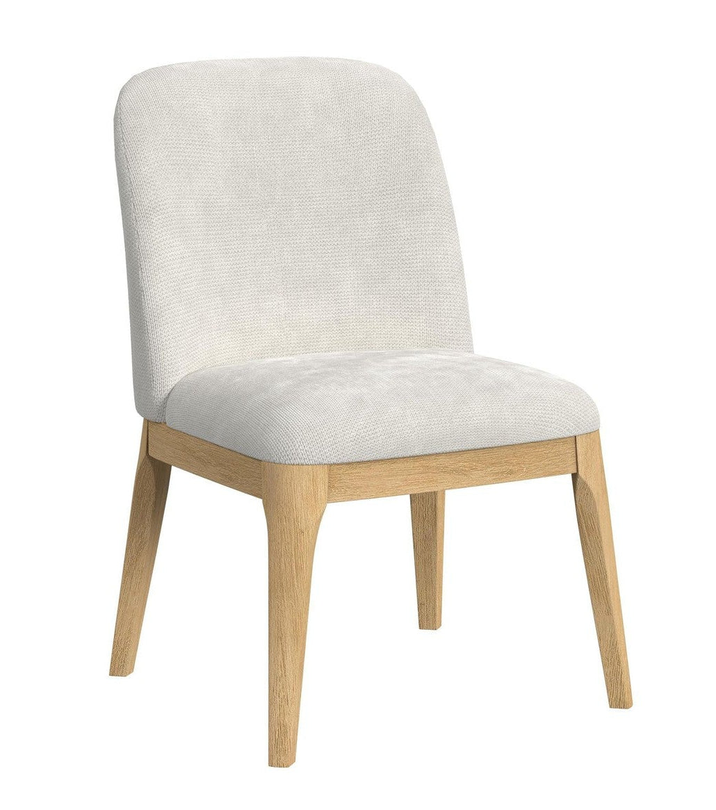 Quinn Natural Upholstered Dining Chair - MJM Furniture