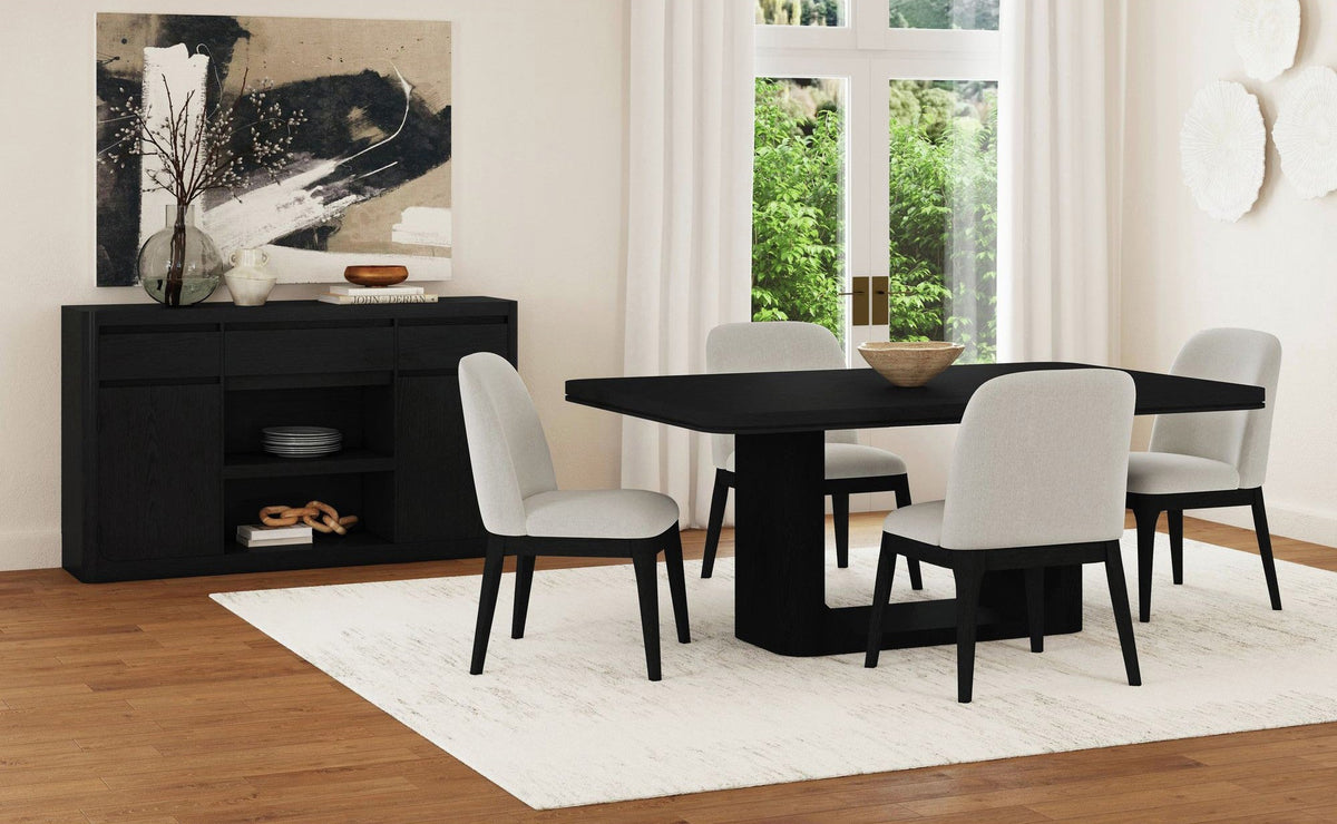 Aerin 72" Black Dining Table