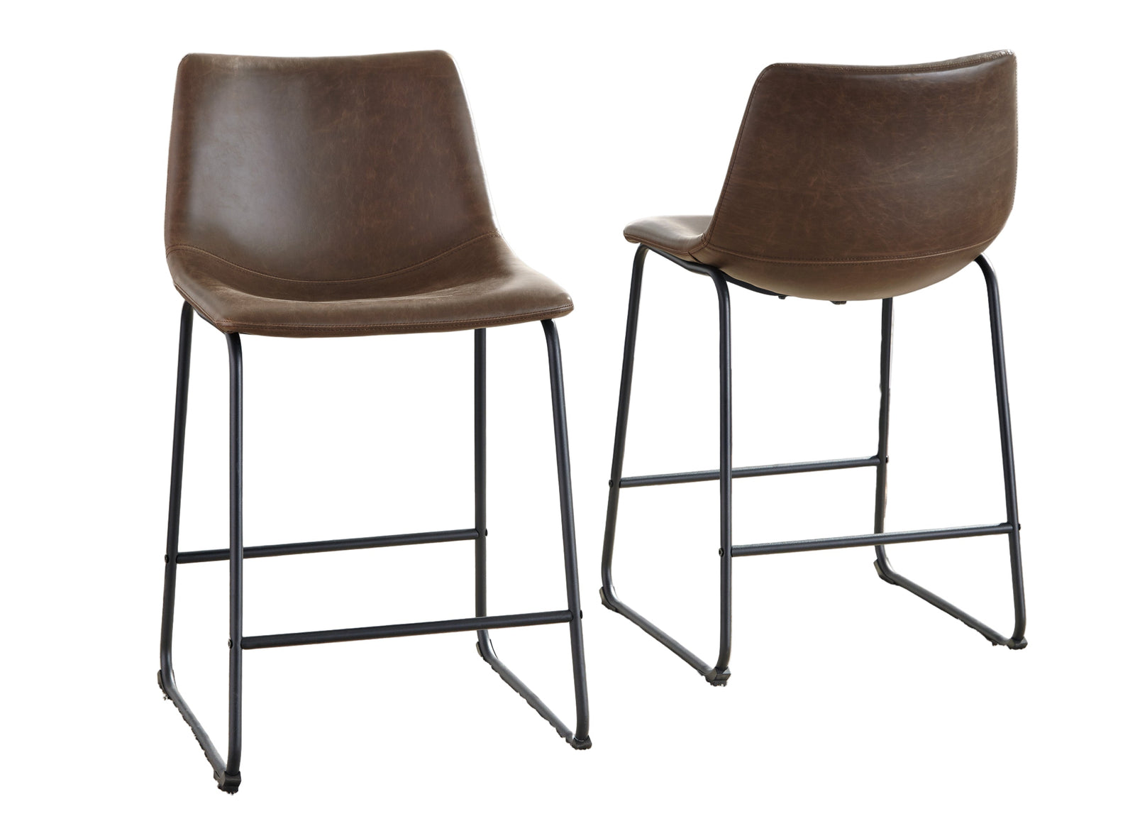 Centiar Brown 24" Barstool (Set of 2) - MJM Furniture