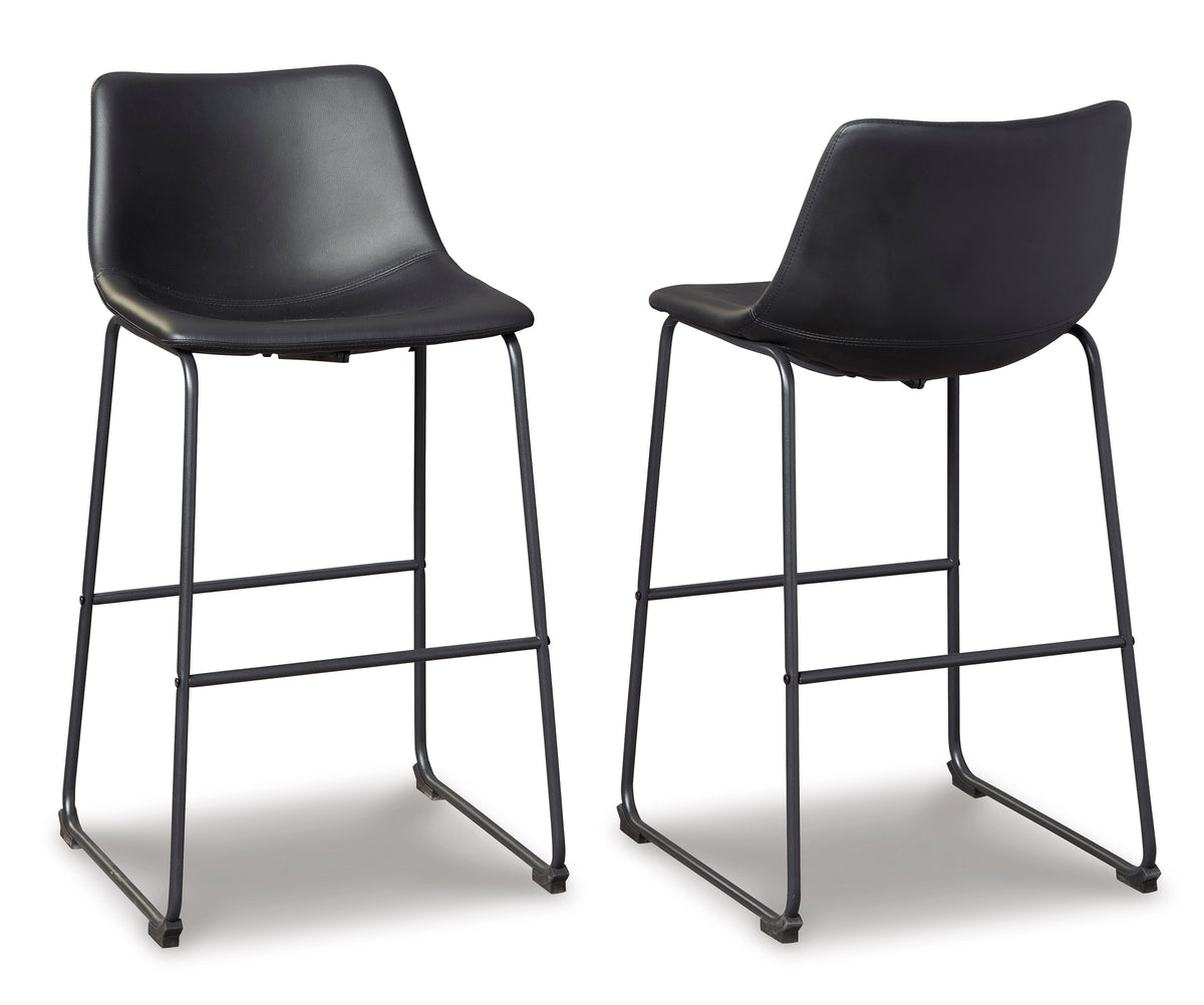 Centiar Black 30&quot; Barstool (Set of 2) - MJM Furniture