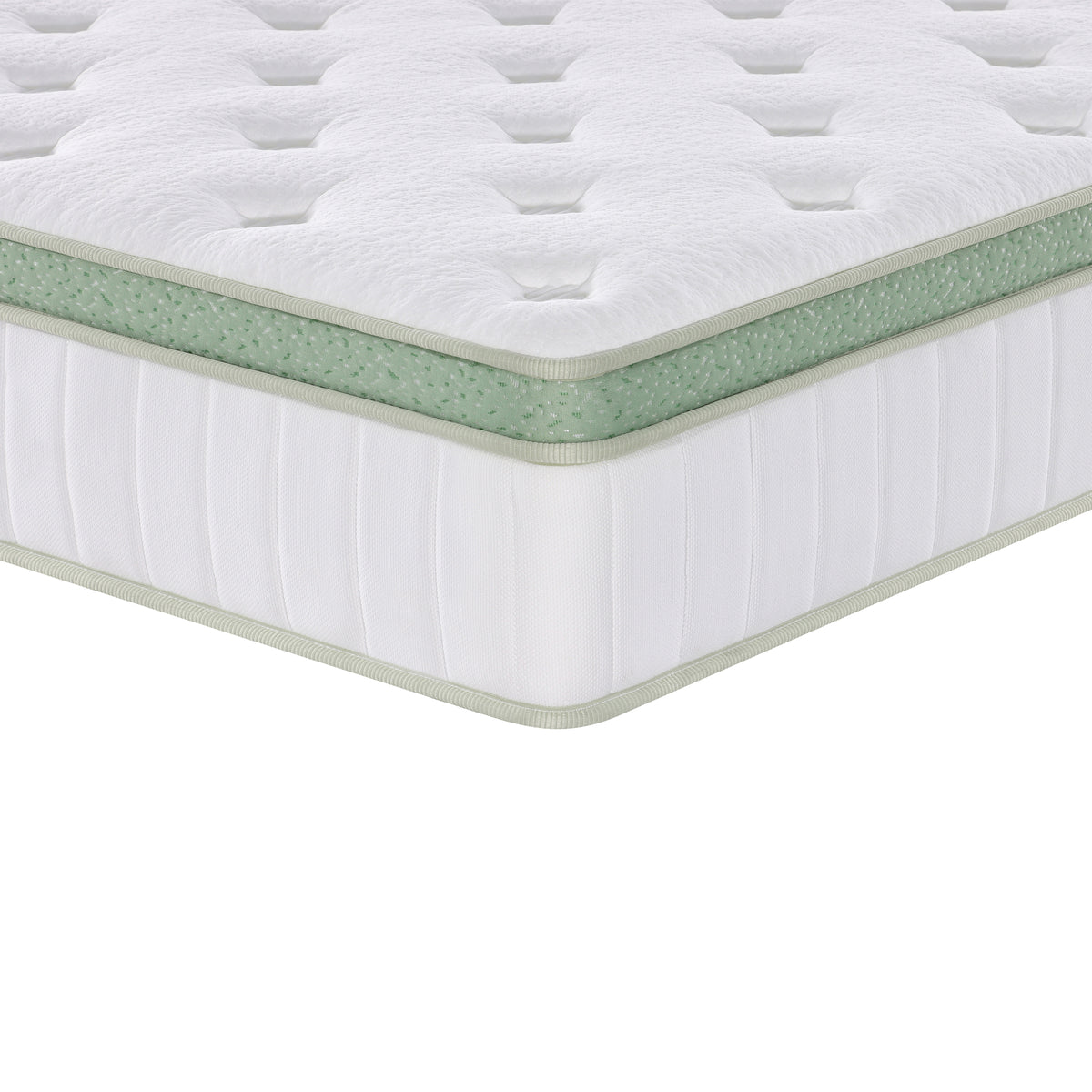 Ginseng Hybrid 12" Euro Top Mattress - MJM Furniture