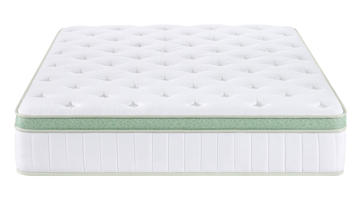 Ginseng Hybrid 12" Euro Top Mattress - MJM Furniture