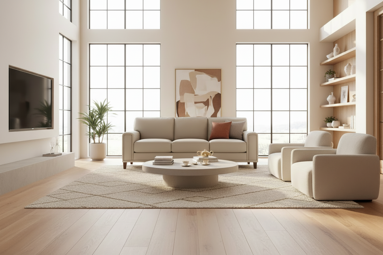 Harper 88.5" Ice Leather Sofa - MJM Furniture