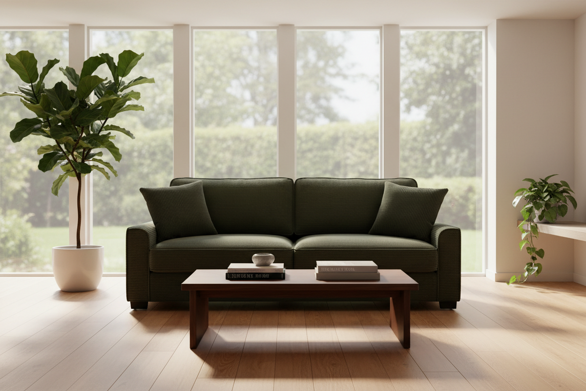 Laze 86" Green Sofa Sofas PRM