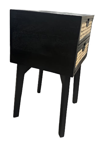 Rattan Bedside Table - MJM Furniture