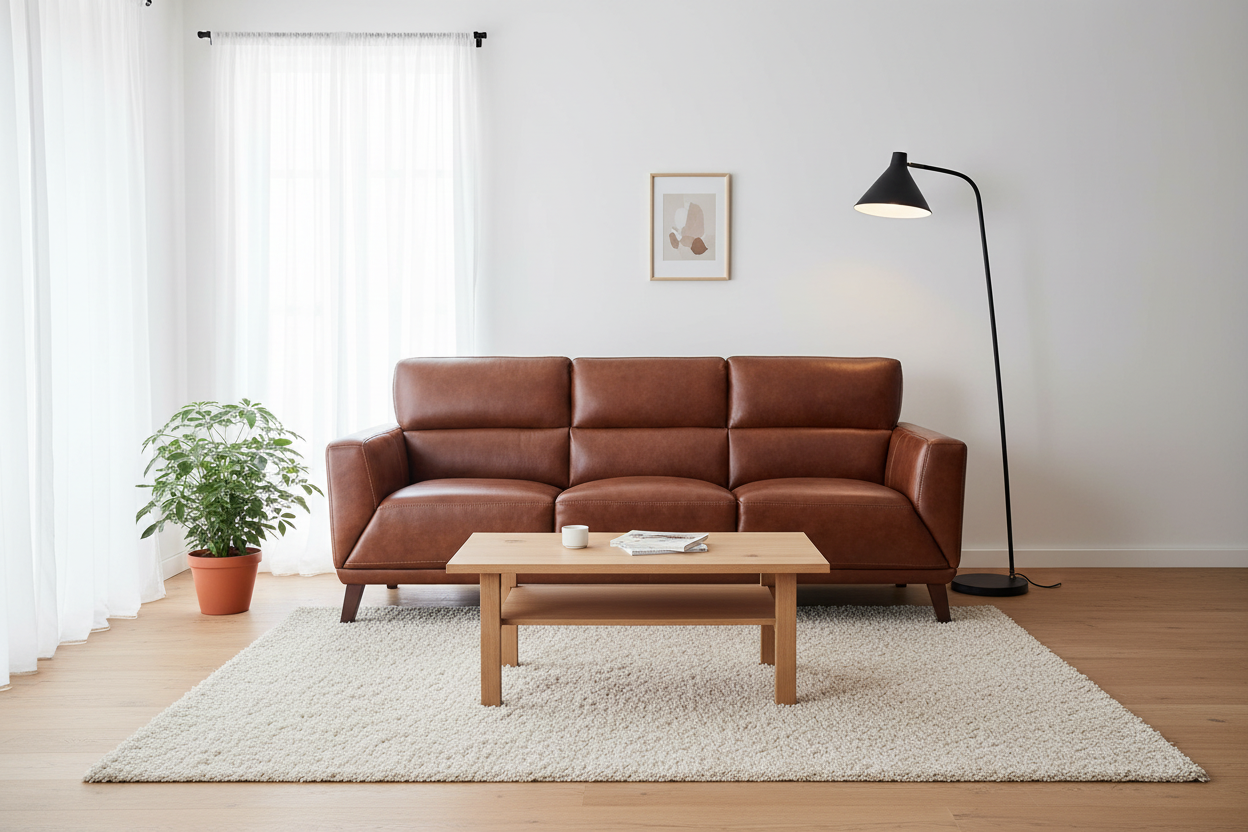 Jake Leather Sofa - MJM Furniture