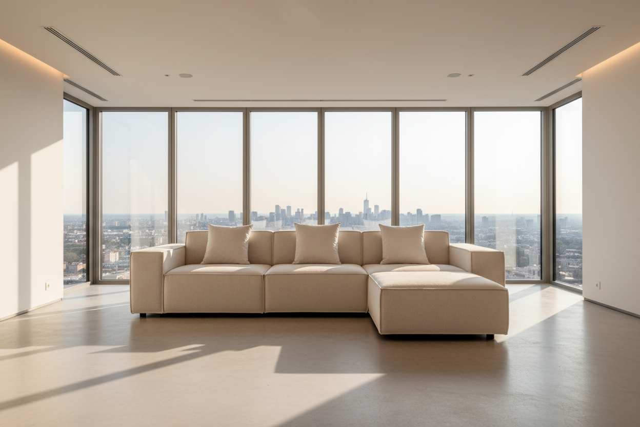 Luxe Beige Modular Sectional - MJM Furniture