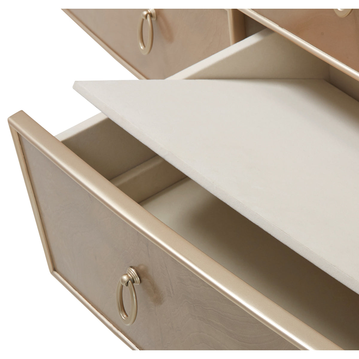 Villa Cherie Caramel Dresser &amp; Mirror - MJM Furniture
