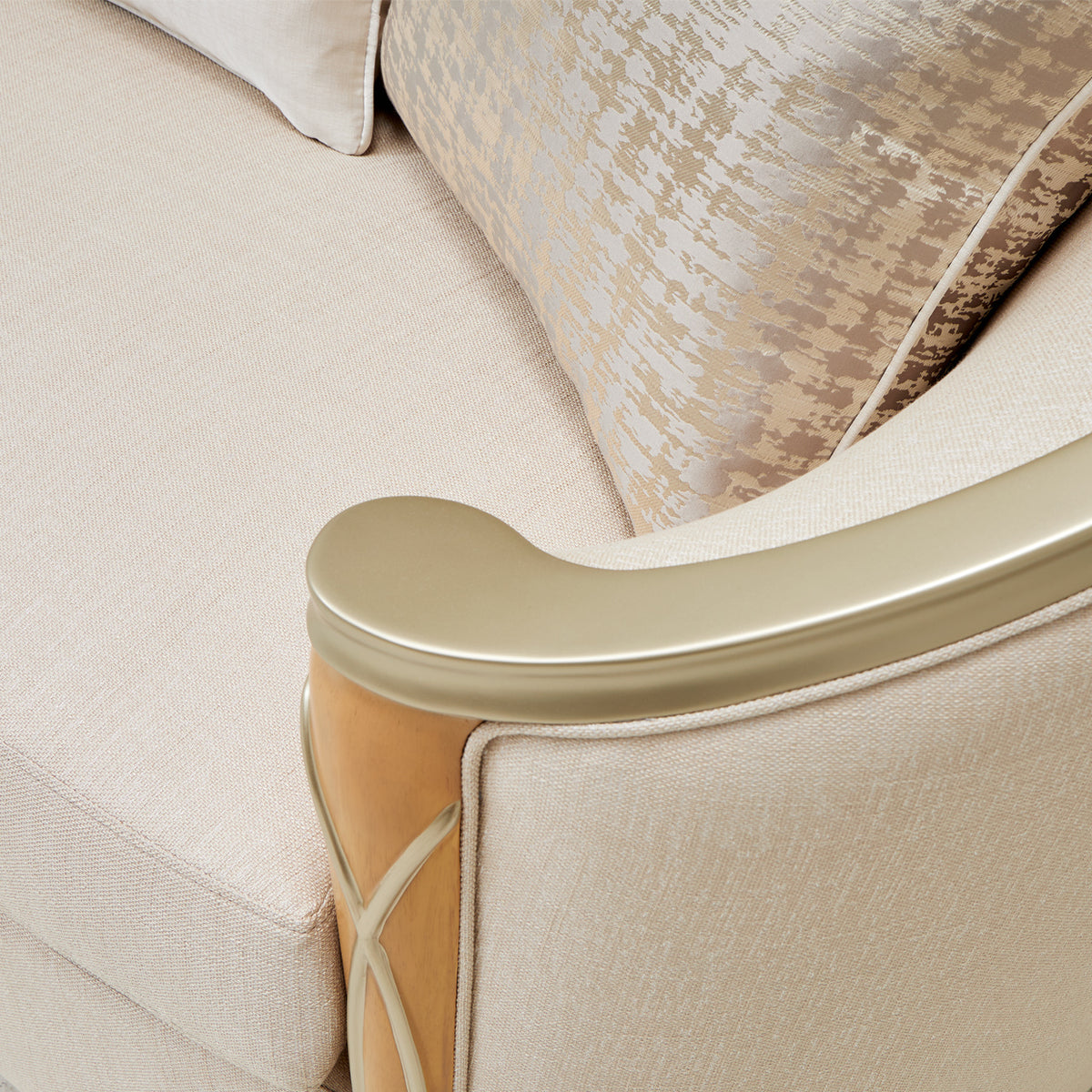 Villa Cherie Caramel Loveseat - MJM Furniture